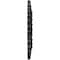 Ekena Millwork Sellek Ceiling Medallion (Fits Canopies up to 1 1/8"), 18 1/2"OD x 7/8"ID x 1 1/2"P, Jet Black CM18SKBLF - alternate 3